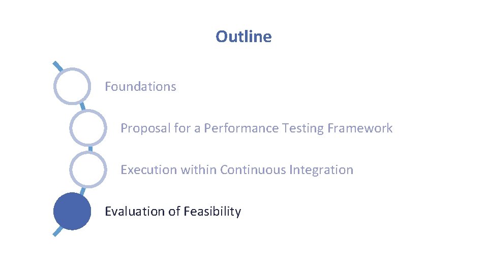 Outline Foundations Proposal for a Performance Testing Framework Execution within Continuous Integration Evaluation of Outline Foundations Proposal for a Performance Testing Framework Execution within Continuous Integration Evaluation of