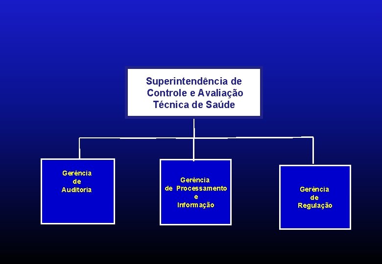 Superintendência de de Superintendência Controle e Avaliação Técnica de Saúde Gerência de Auditoria Gerência