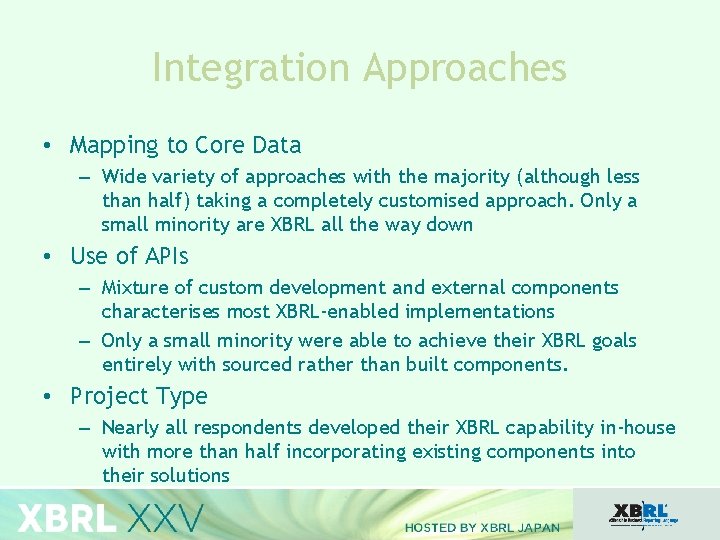 Integration Approaches • Mapping to Core Data – Wide variety of approaches with the