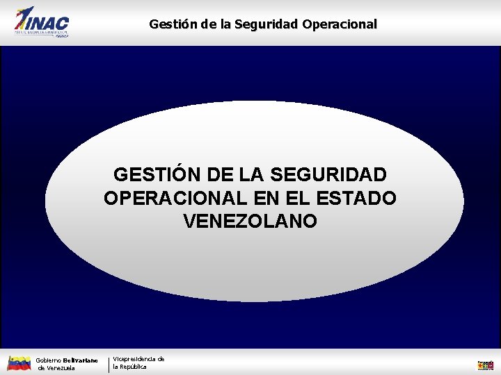 Gestión de la Seguridad Operacional GESTIÓN DE LA SEGURIDAD OPERACIONAL EN EL ESTADO VENEZOLANO