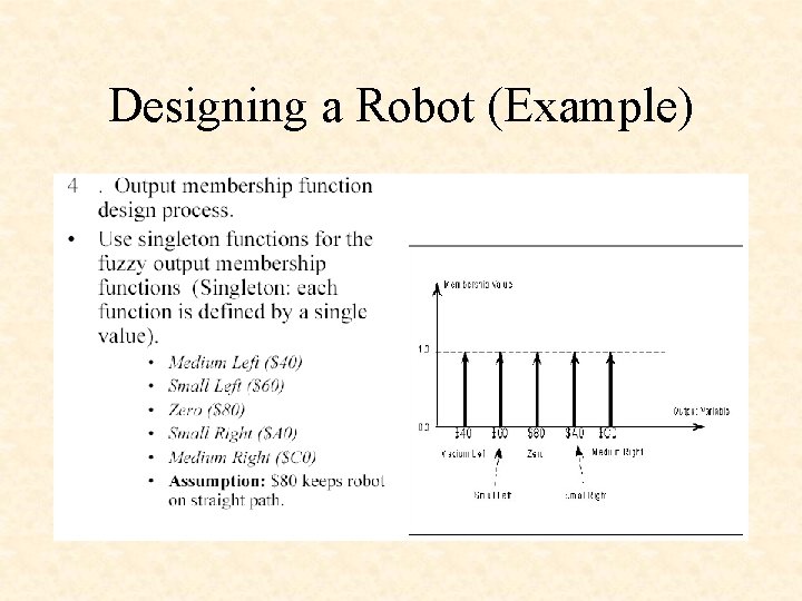 Designing a Robot (Example) 