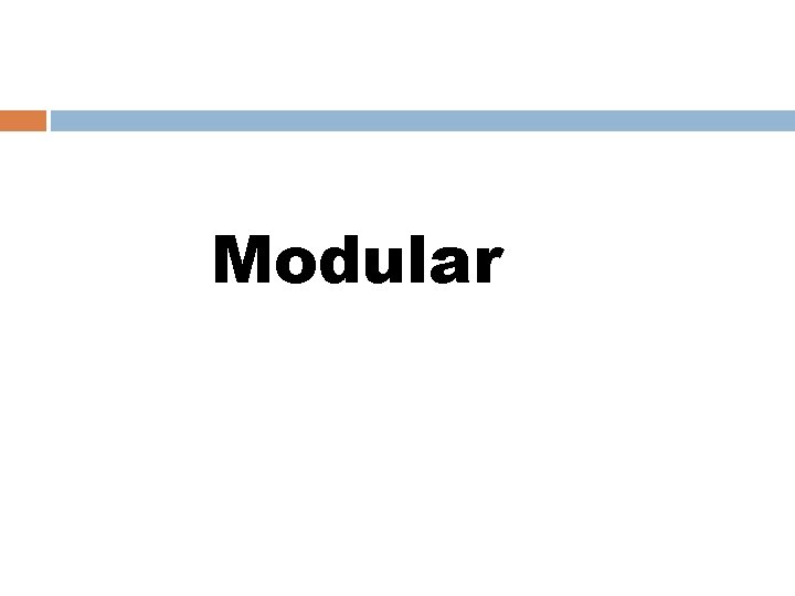 Modular 