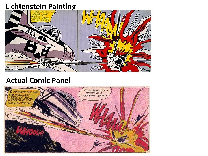 Lichtenstein Painting Actual Comic Panel 