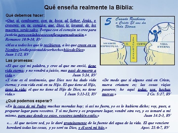 Qué enseña realmente la Biblia: Qué debemos hacer: «Que si confesares con tu boca Qué enseña realmente la Biblia: Qué debemos hacer: «Que si confesares con tu boca