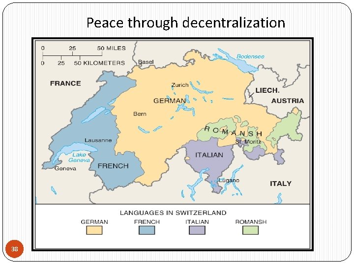 Peace through decentralization 38 