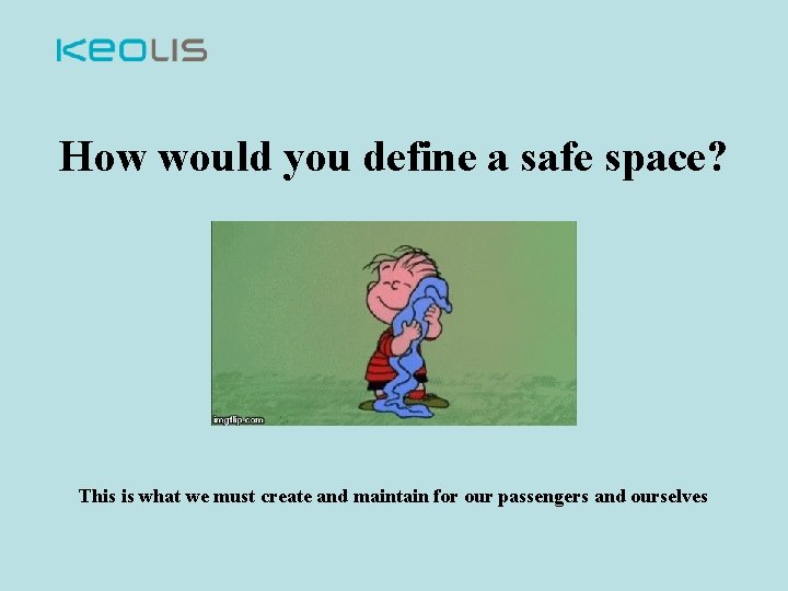 How would you define a safe space? This is what we must create and