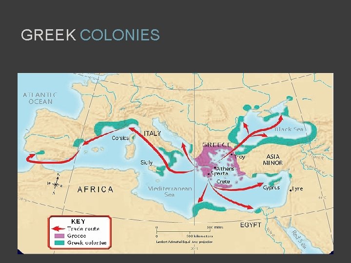 GREEK COLONIES 