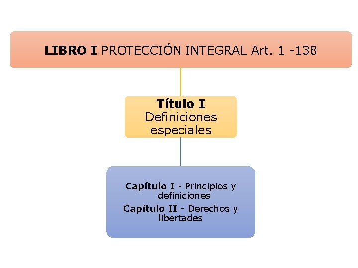 LIBRO I PROTECCIÓN INTEGRAL Art. 1 -138 Título I Definiciones especiales Capítulo I -