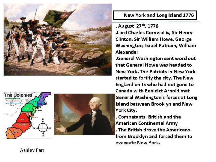 Revolutionary War Quote : New York and Long Island 1776. August 27 th, 1776.