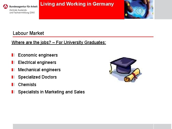 Living and Working in Germany Labour Market Where are the jobs? – For University