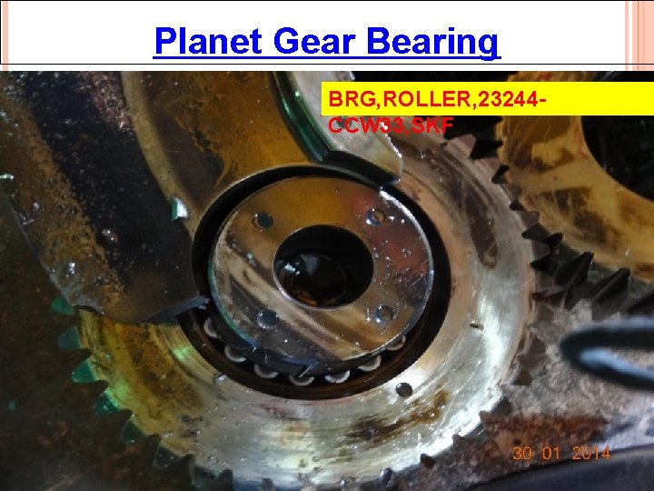 Planet Gear Bearing BRG, ROLLER, 23244 CCW 33, SKF 