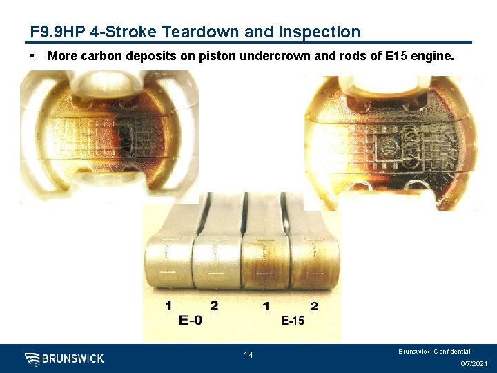 F 9. 9 HP 4 -Stroke Teardown and Inspection § More carbon deposits on