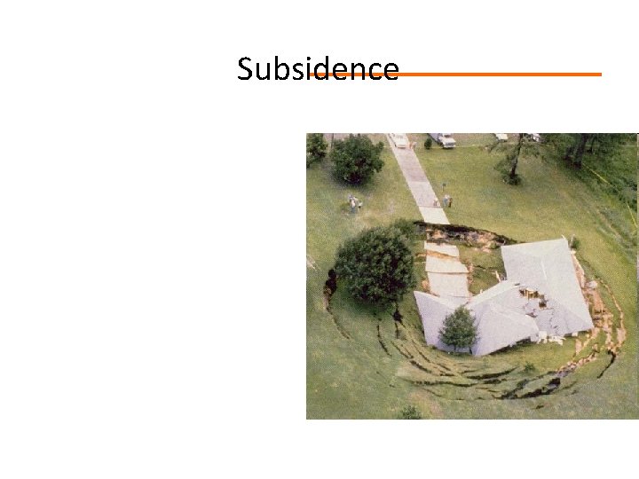 Subsidence 
