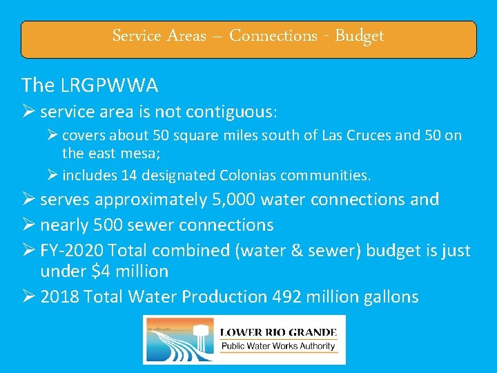 Challenges Benefits of Regionalization Lower Rio Grande PWWA