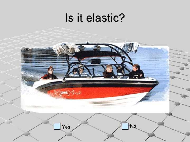 Is it elastic? Yes No 