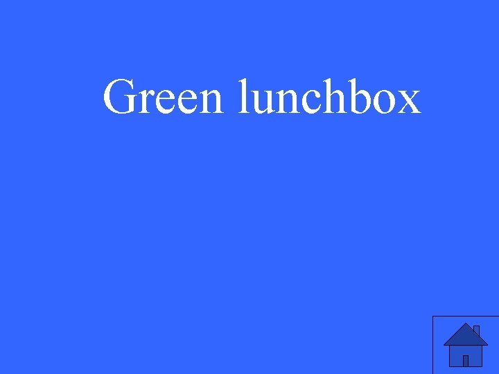 Green lunchbox 