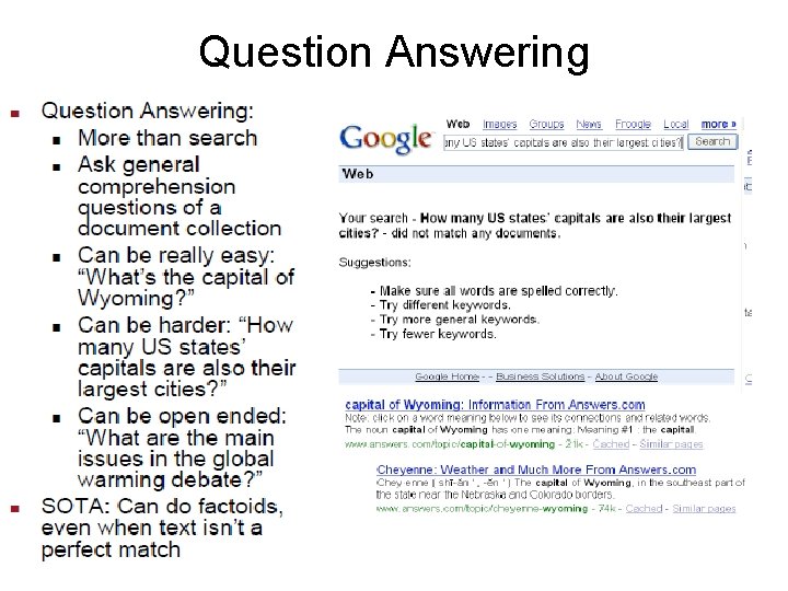 Question Answering 