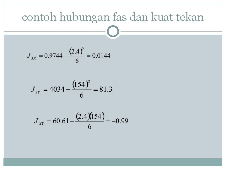 contoh hubungan fas dan kuat tekan contoh hubungan fas dan kuat tekan