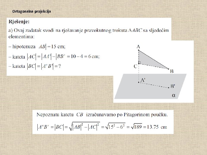 Ortogonalna projekcija 