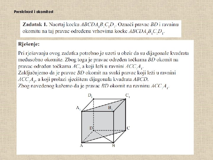 Paralelnost i okomitost 