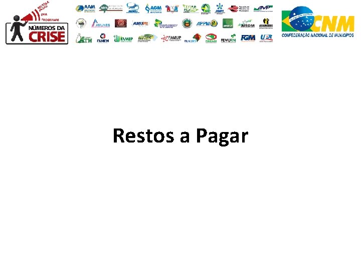 Restos a Pagar 