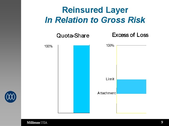 Reinsured Layer In Relation to Gross Risk Milliman USA 9 