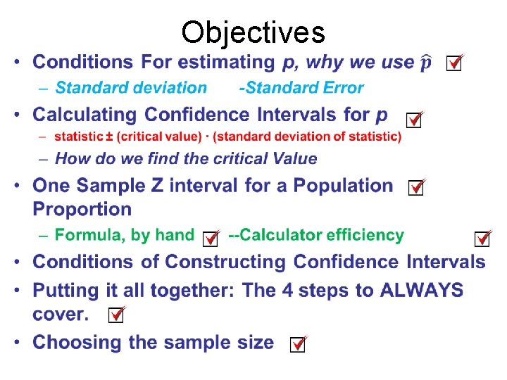 Objectives • 