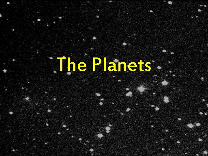 The Planets 