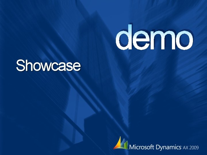 demo Showcase demo Showcase