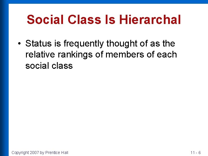 Chapter 11 Social Class and Consumer Behavior Ninth