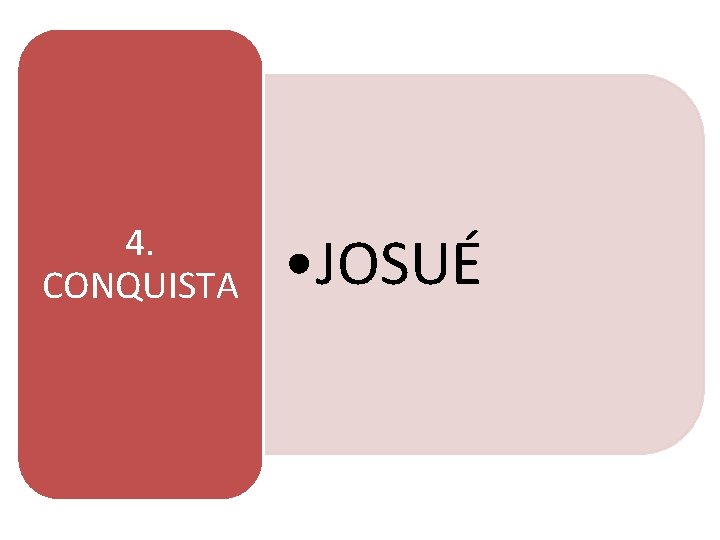 4. CONQUISTA • JOSUÉ 
