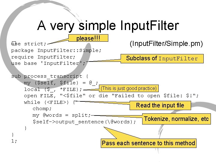 A very simple Input. Filter please!!! �se strict; u package Input. Filter: : Simple; A very simple Input. Filter please!!! �se strict; u package Input. Filter: : Simple;