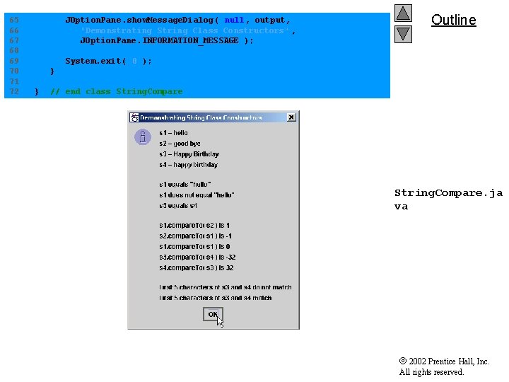 65 66 67 68 69 70 71 72 JOption. Pane. show. Message. Dialog( null, 65 66 67 68 69 70 71 72 JOption. Pane. show. Message. Dialog( null,