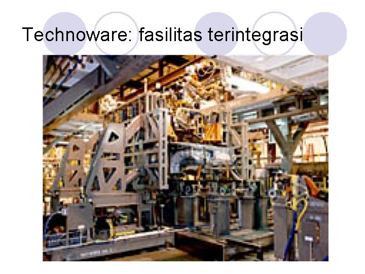Technoware: fasilitas terintegrasi Technoware: fasilitas terintegrasi