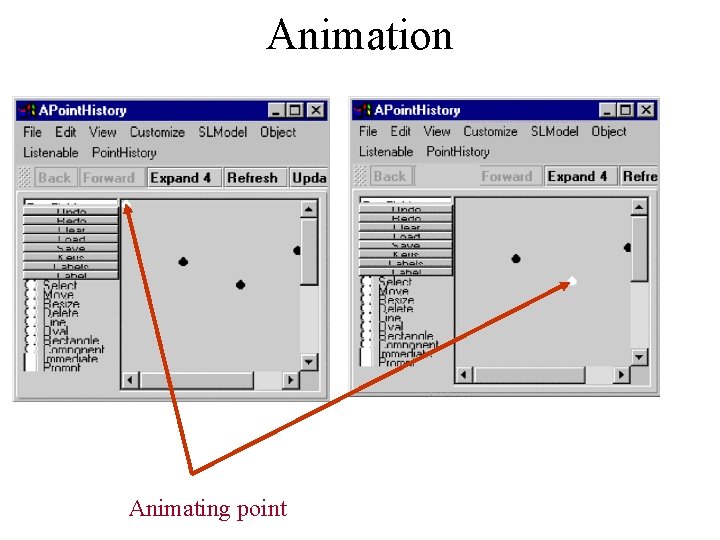 Animation Animating point 