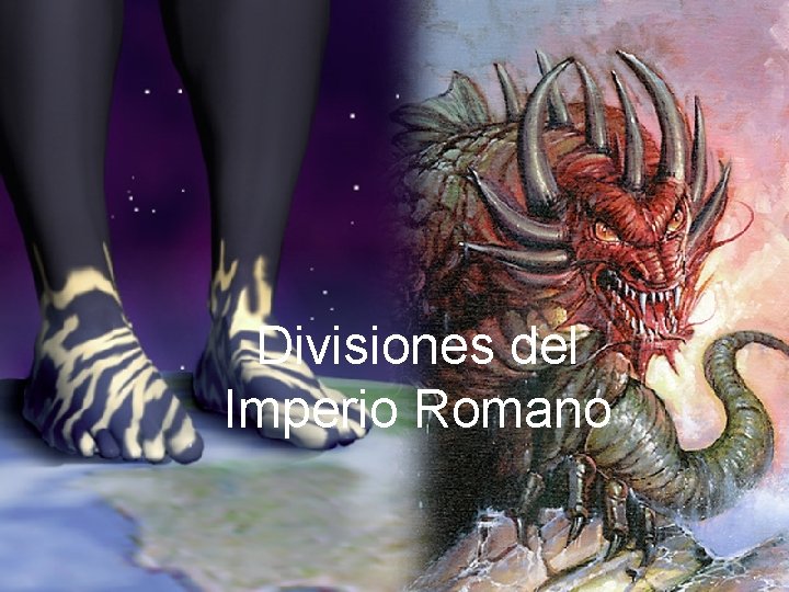 Divisiones del Imperio Romano 