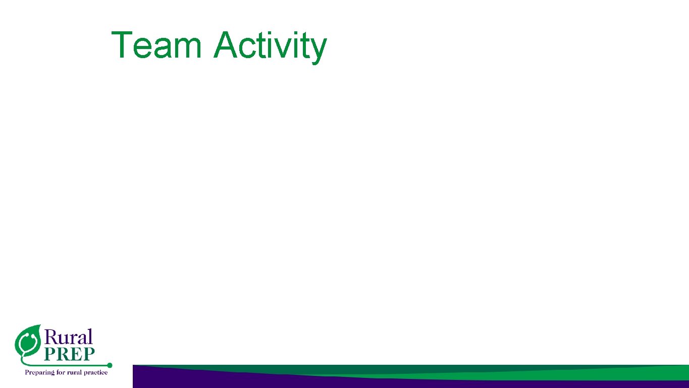 Team Activity 