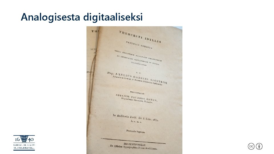 Analogisesta digitaaliseksi 