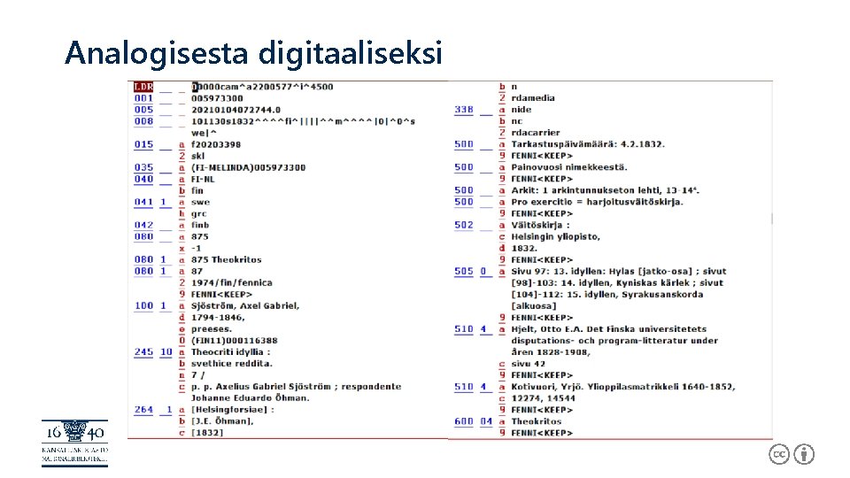 Analogisesta digitaaliseksi 