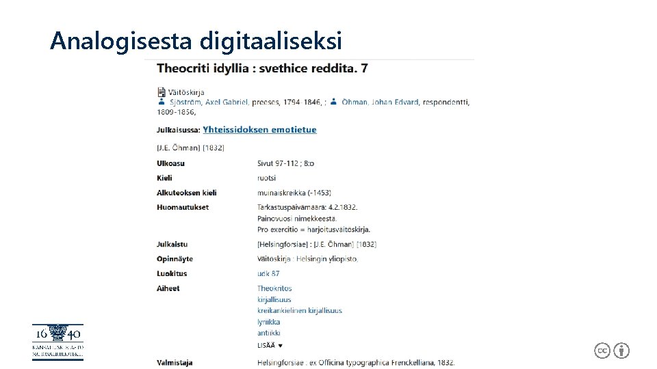 Analogisesta digitaaliseksi 