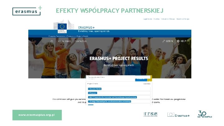 EFEKTY WSPÓŁPRACY PARTNERSKIEJ 