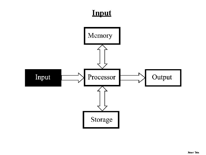 Input James Tam Input James Tam