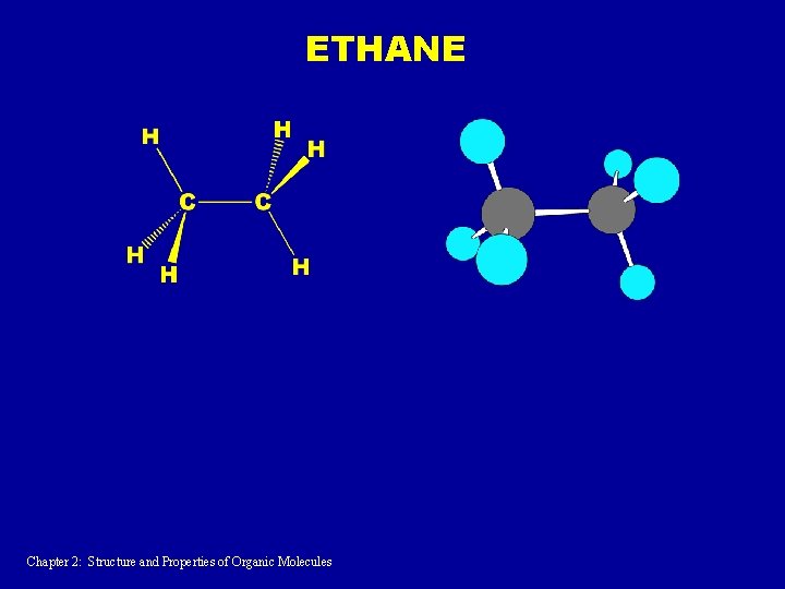 ETHANE Chapter 2: Structure and Properties of Organic Molecules ETHANE Chapter 2: Structure and Properties of Organic Molecules
