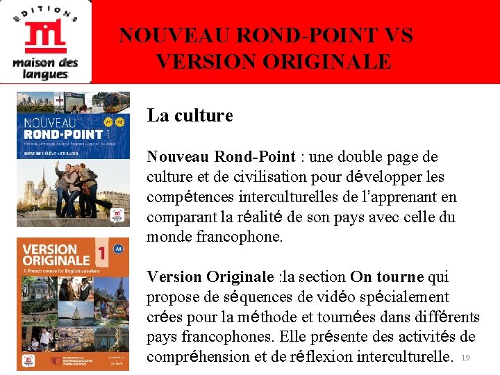 NOUVEAU ROND-POINT VS VERSION ORIGINALE La culture Nouveau Rond-Point : une double page de