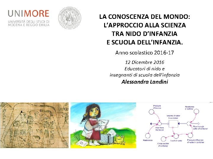 LA CONOSCENZA DEL MONDO: L’APPROCCIO ALLA SCIENZA TRA NIDO D’INFANZIA E SCUOLA DELL’INFANZIA. Anno