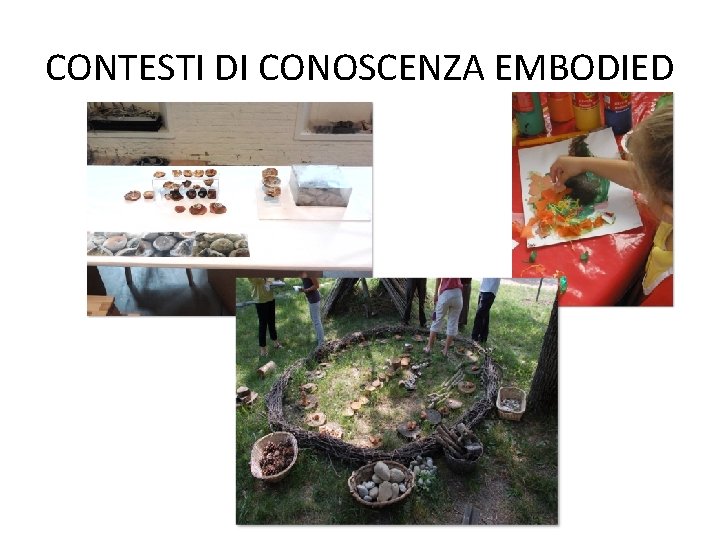 CONTESTI DI CONOSCENZA EMBODIED 