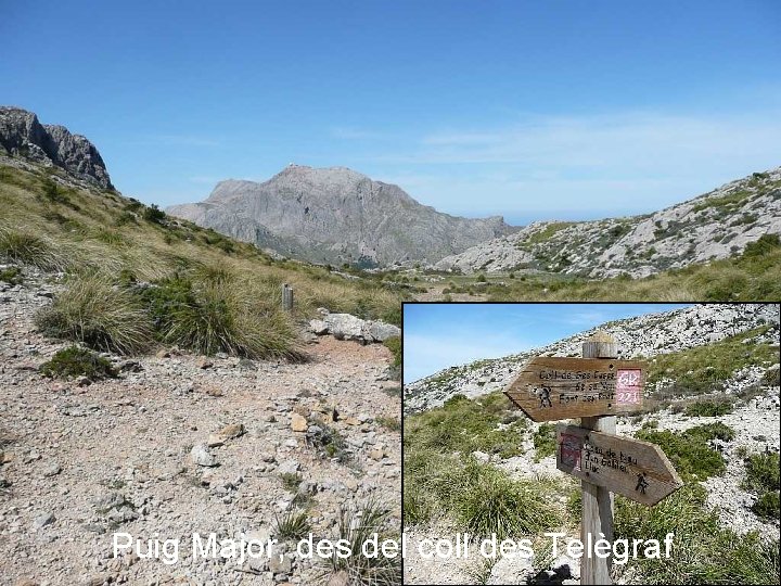 Puig Major, des del coll des Telègraf 