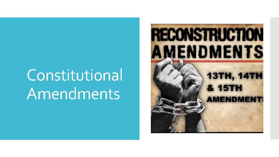 Constitutional Amendments 