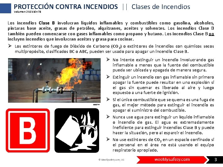 PROTECCIÓN CONTRA INCENDIOS || Clases de Incendios Volumen 2 Edición 78 Los incendios Clase