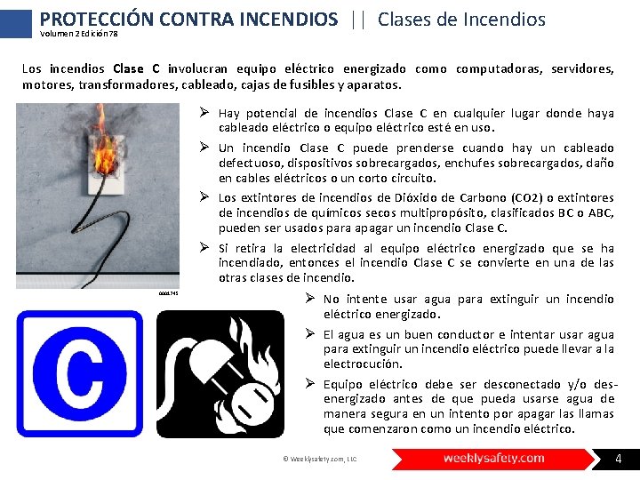 PROTECCIÓN CONTRA INCENDIOS || Clases de Incendios Volumen 2 Edición 78 Los incendios Clase